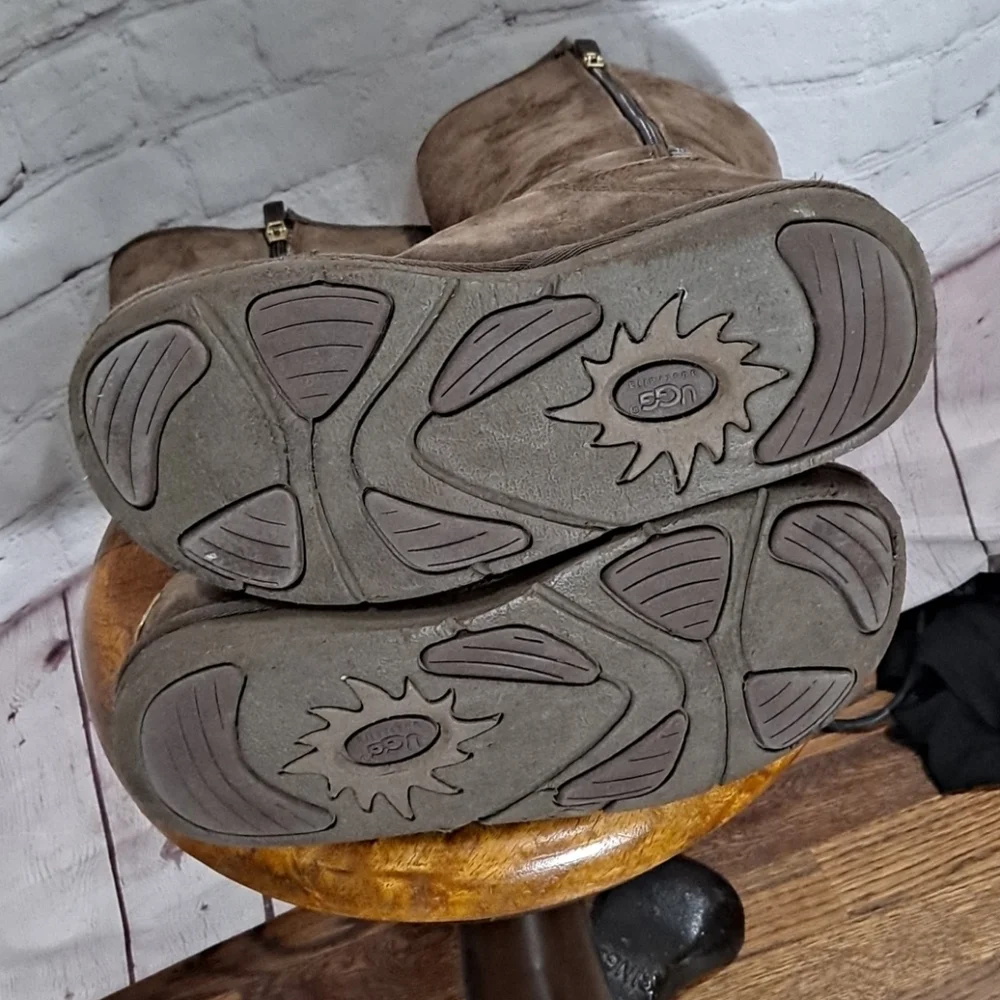 UGG Brown Retro Cargo Suede Boot